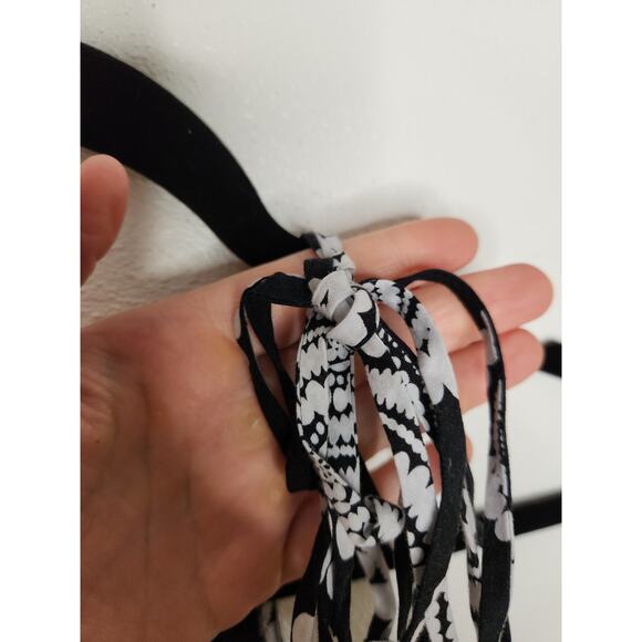 Vintage BCBG Maxazria Tie Tank Top Boho Fairy XS Goth Going Out Beach y2k - Picture 3 of 6